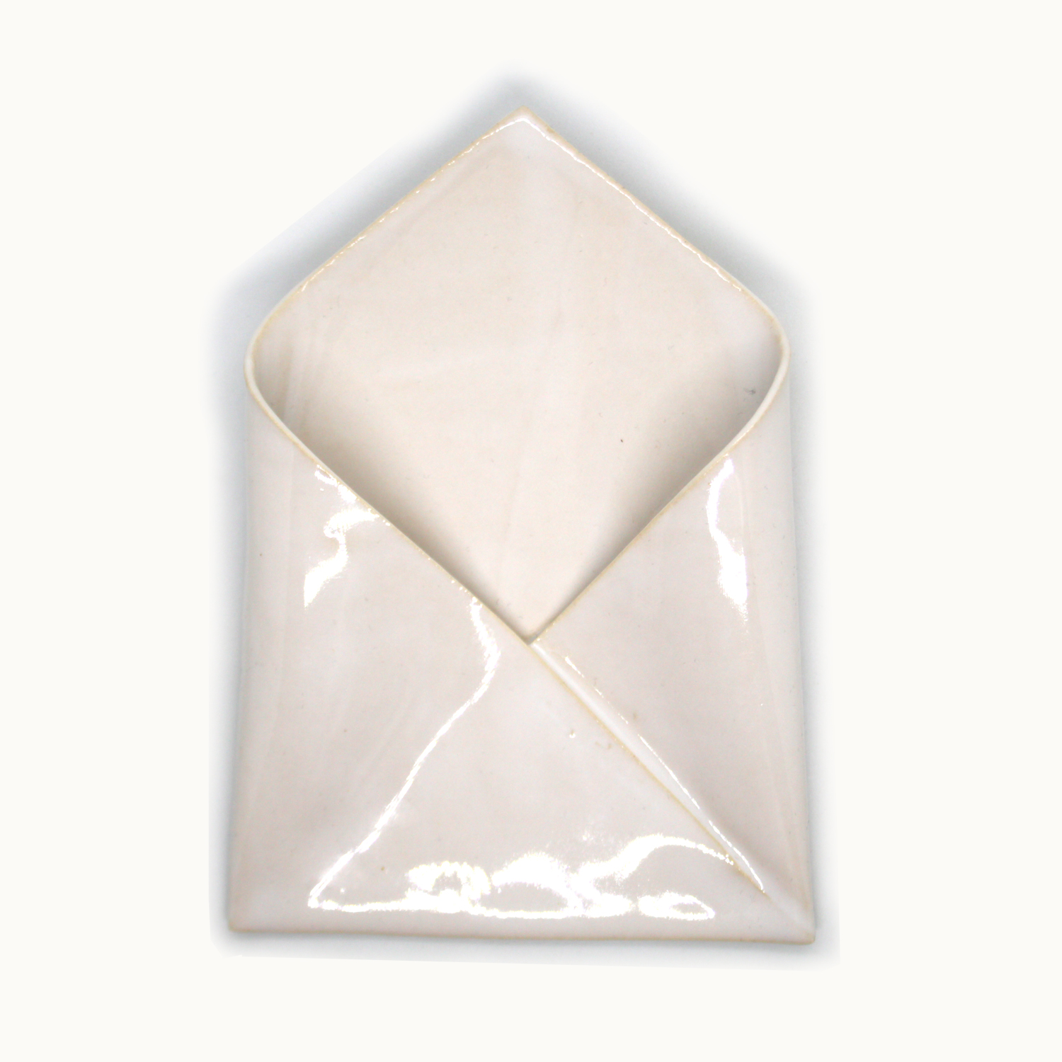 Pañuelo de cerámica hecho a mano ideal para chaquetas americanas y trajes elegantes Bowtery blanco. Handmade ceramic pocket square perfect for blazers and elegant suits white exclusivo